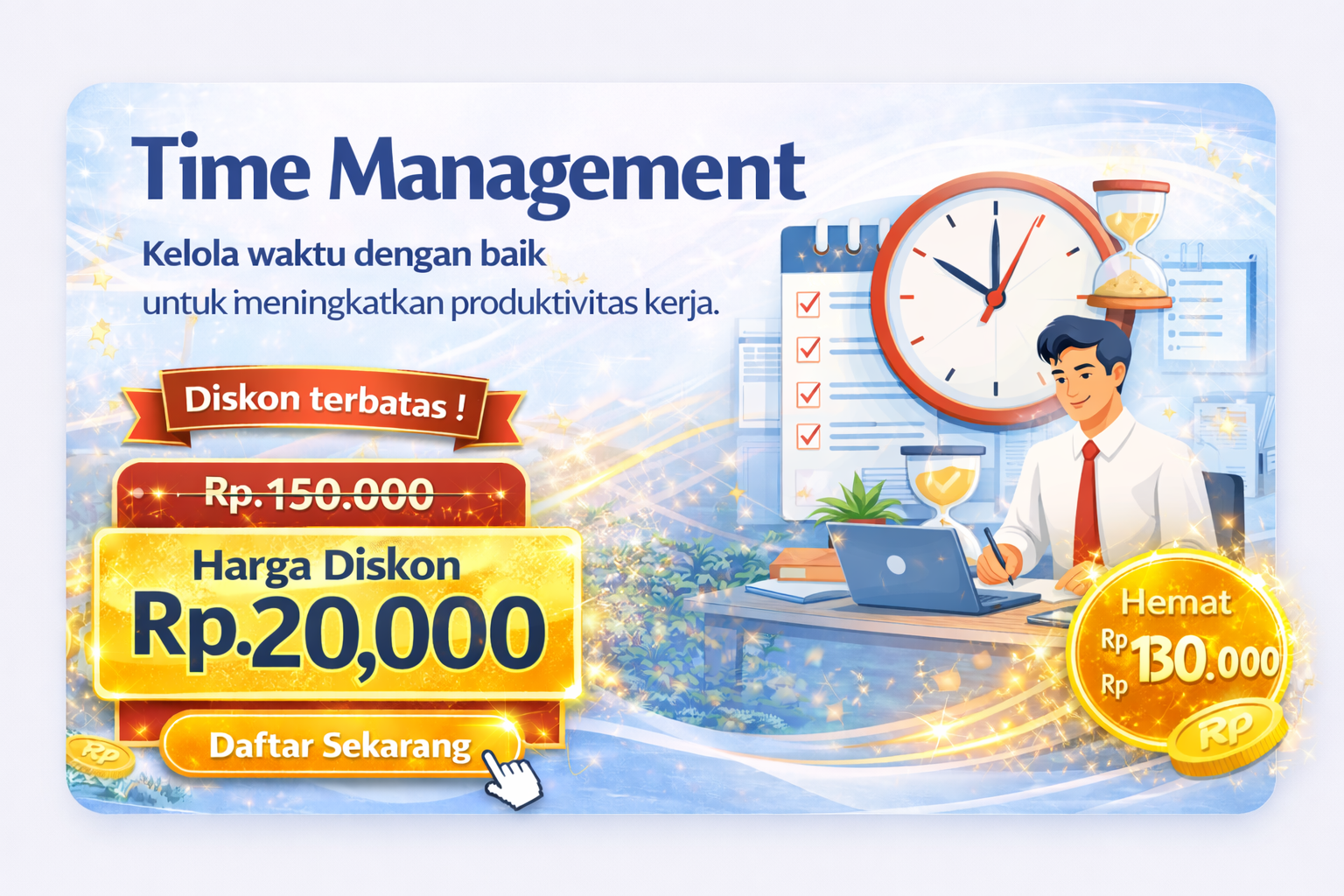 Time Management : Sukses Mengelola Waktu dan Meningkatkan Produktivitas 