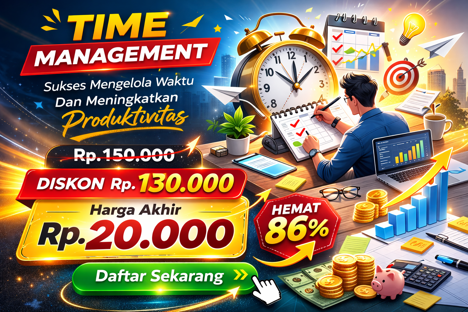 Time Management : Sukses Mengelola Waktu dan Meningkatkan Produktivitas 