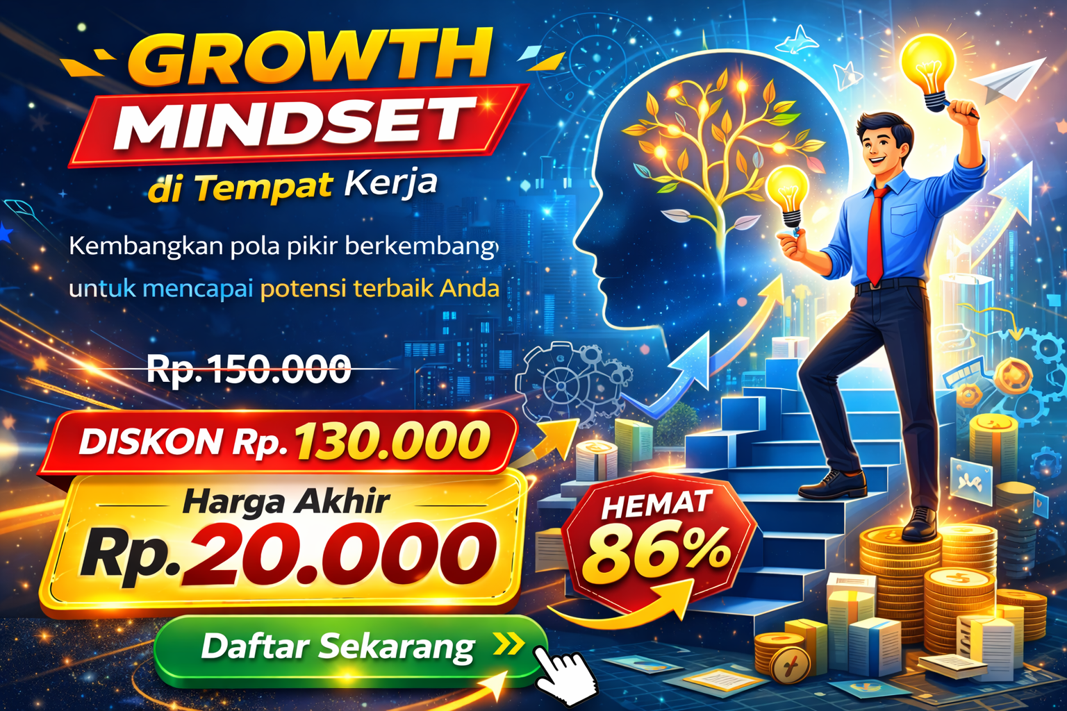 Membangun Growth Mindset di Tempat Kerja