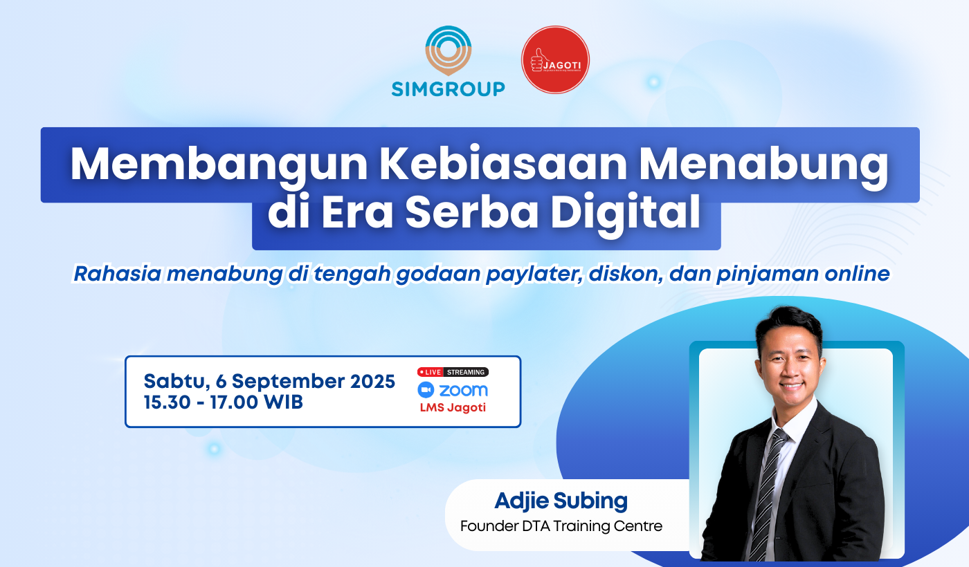 [Webinar] Membangun Kebiasaan Menabung di Era Serba Digital