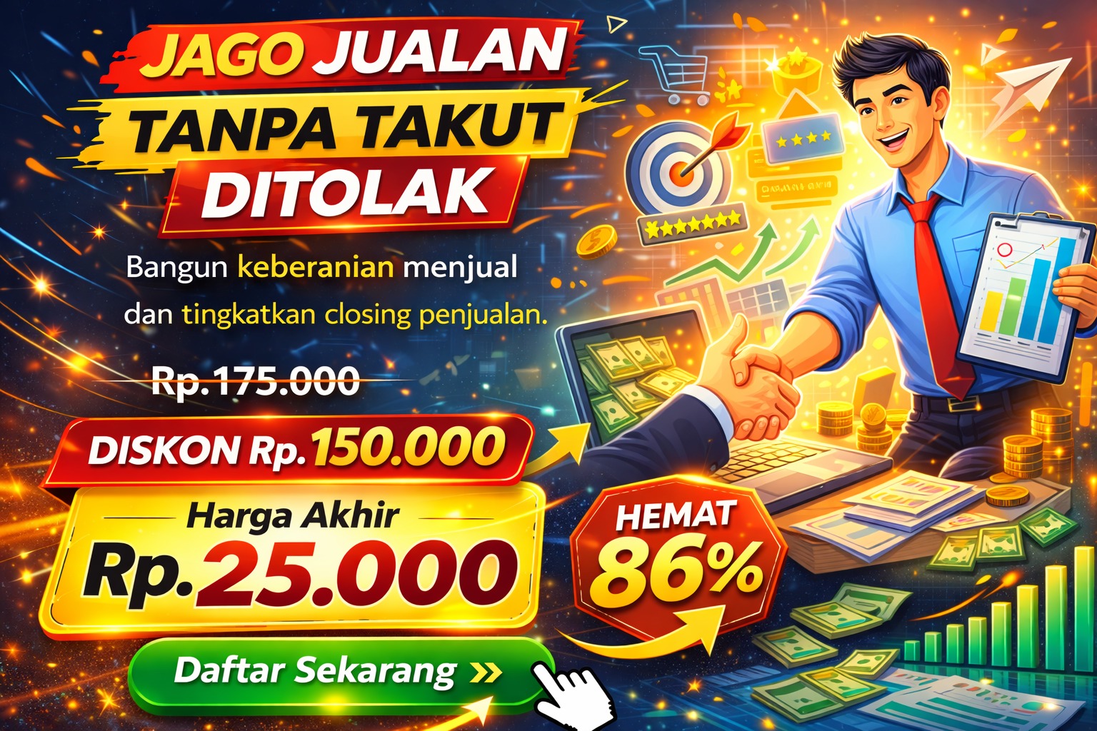Jago Jualan Tanpa Takut Ditolak